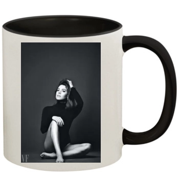 Aubrey Plaza 11oz Colored Inner & Handle Mug