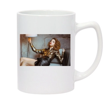 Aubrey Plaza 14oz White Statesman Mug