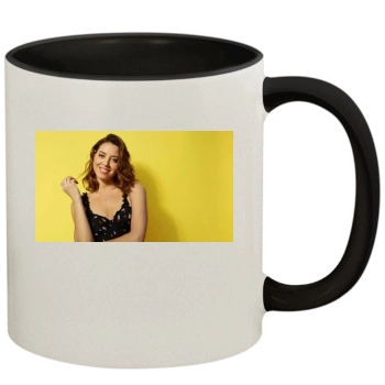 Aubrey Plaza 11oz Colored Inner & Handle Mug