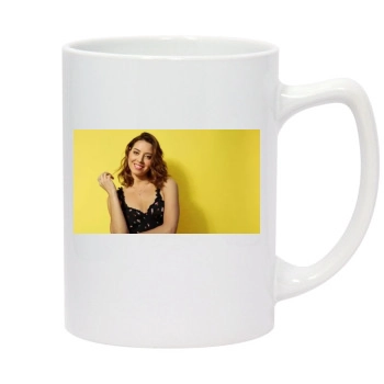 Aubrey Plaza 14oz White Statesman Mug