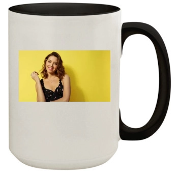 Aubrey Plaza 15oz Colored Inner & Handle Mug