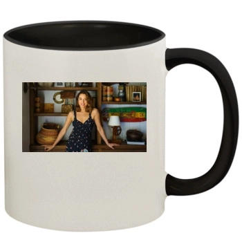 Aubrey Plaza 11oz Colored Inner & Handle Mug