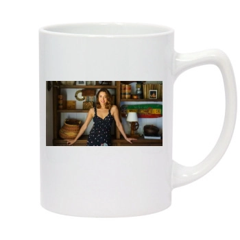 Aubrey Plaza 14oz White Statesman Mug