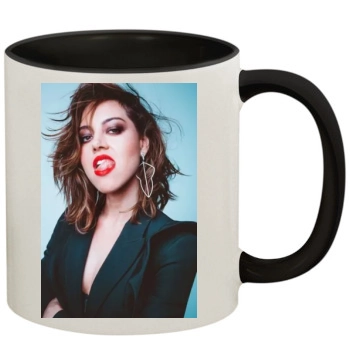 Aubrey Plaza 11oz Colored Inner & Handle Mug