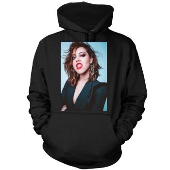 Aubrey Plaza Mens Pullover Hoodie Sweatshirt