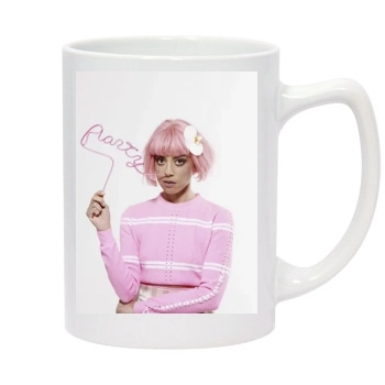 Aubrey Plaza 14oz White Statesman Mug