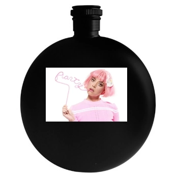 Aubrey Plaza Round Flask