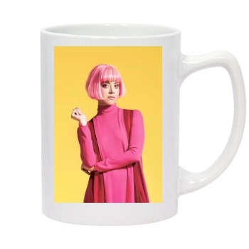 Aubrey Plaza 14oz White Statesman Mug