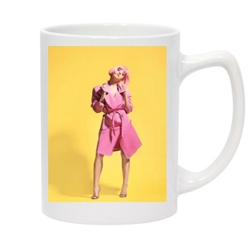 Aubrey Plaza 14oz White Statesman Mug