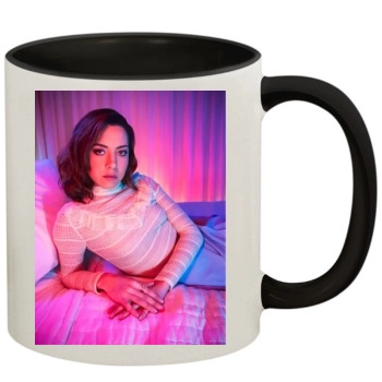 Aubrey Plaza 11oz Colored Inner & Handle Mug