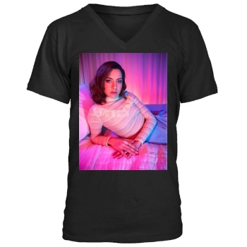 Aubrey Plaza Men's V-Neck T-Shirt