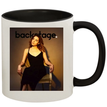 Aubrey Plaza 11oz Colored Inner & Handle Mug