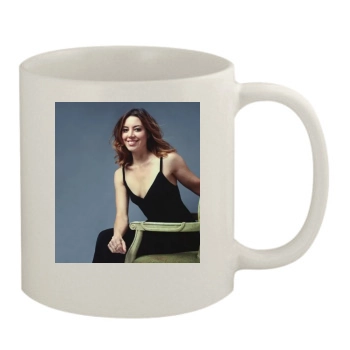 Aubrey Plaza 11oz White Mug