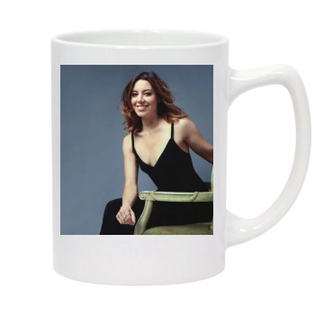 Aubrey Plaza 14oz White Statesman Mug