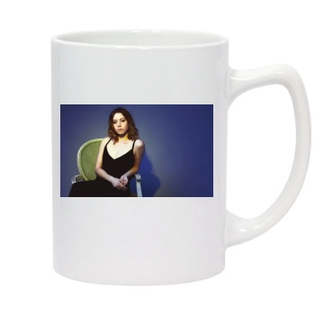 Aubrey Plaza 14oz White Statesman Mug