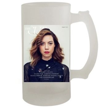 Aubrey Plaza 16oz Frosted Beer Stein