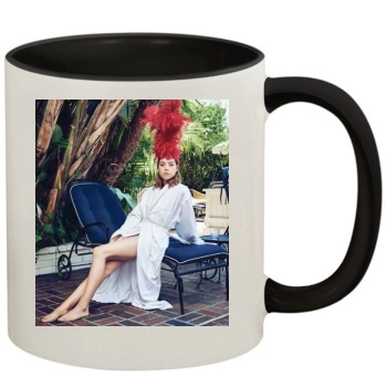 Aubrey Plaza 11oz Colored Inner & Handle Mug