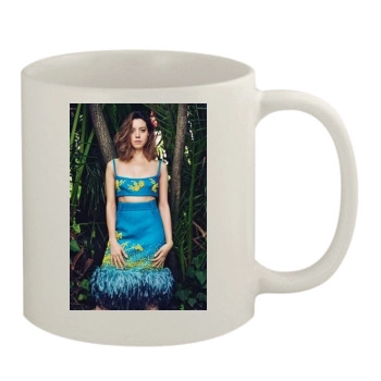 Aubrey Plaza 11oz White Mug