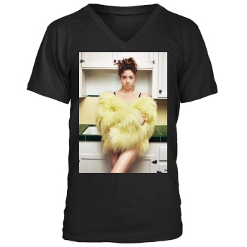 Aubrey Plaza Men's V-Neck T-Shirt