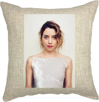 Aubrey Plaza Pillow