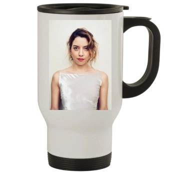 Aubrey Plaza Stainless Steel Travel Mug