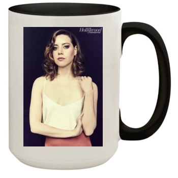 Aubrey Plaza 15oz Colored Inner & Handle Mug