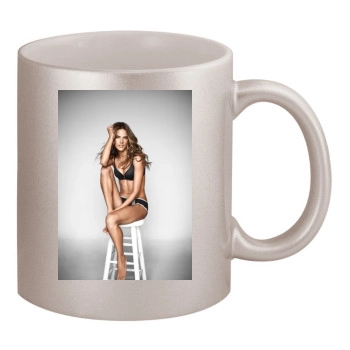 Alessandra Ambrosio 11oz Metallic Silver Mug