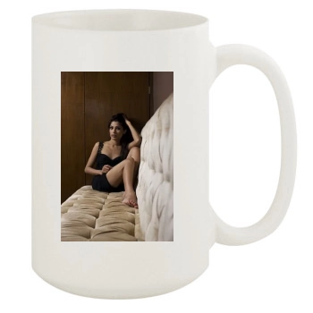 Freida Pinto 15oz White Mug