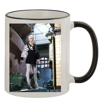 Hannah Spearritt 11oz Colored Rim & Handle Mug