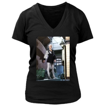 Hannah Spearritt Women's Deep V-Neck TShirt