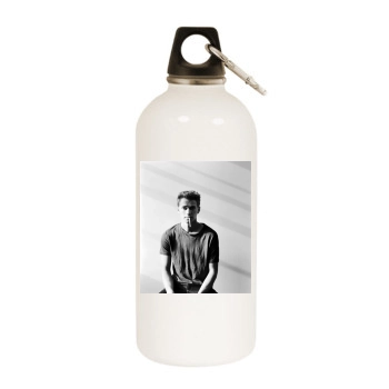 Hayden Christensen White Water Bottle With Carabiner