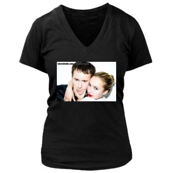 Hayden Panettiere Women's Deep V-Neck TShirt