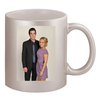 Hayden Panettiere 11oz Metallic Silver Mug