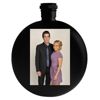 Hayden Panettiere Round Flask