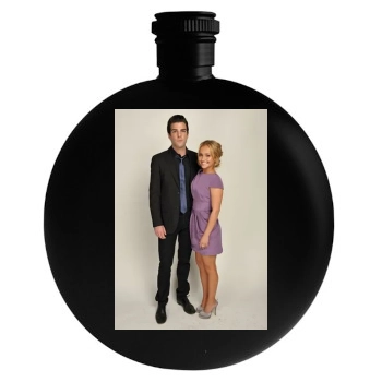 Hayden Panettiere Round Flask