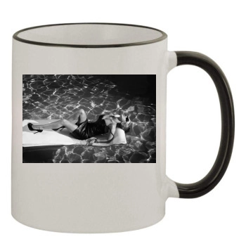 Hayden Panettiere 11oz Colored Rim & Handle Mug