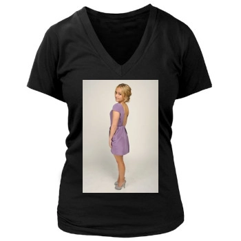 Hayden Panettiere Women's Deep V-Neck TShirt