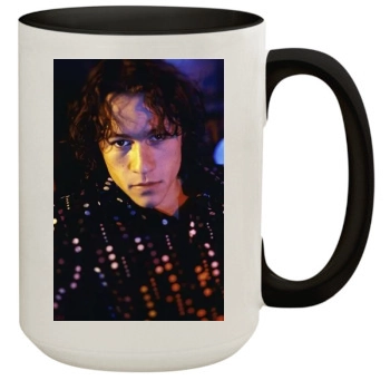 Heath Ledger 15oz Colored Inner & Handle Mug