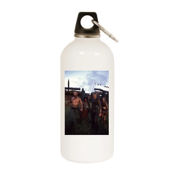 Heath Ledger White Water Bottle With Carabiner