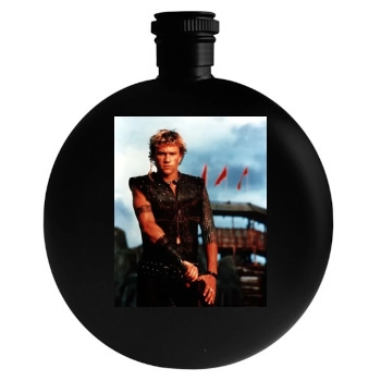 Heath Ledger Round Flask