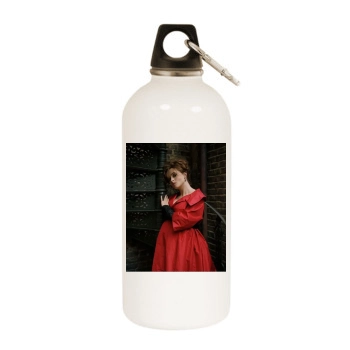 Helena Bonha White Water Bottle With Carabiner