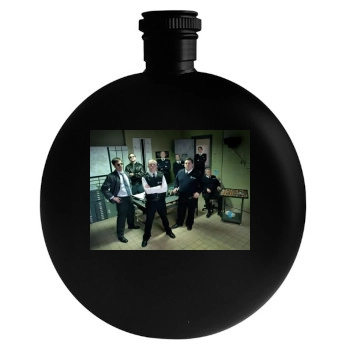 Hot Fuzz Round Flask