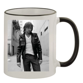 Hugh Jackman 11oz Colored Rim & Handle Mug