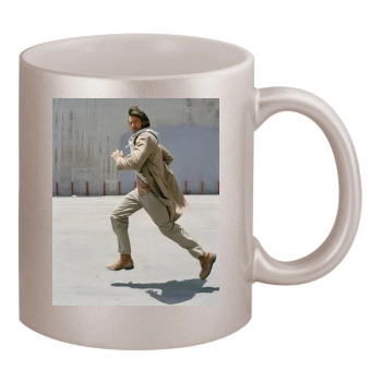 Hugh Jackman 11oz Metallic Silver Mug