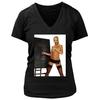 Aisleyne Horgan Wallace Women's Deep V-Neck TShirt