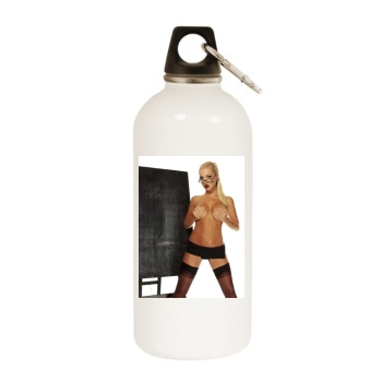 Aisleyne Horgan Wallace White Water Bottle With Carabiner