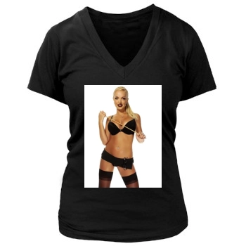 Aisleyne Horgan Wallace Women's Deep V-Neck TShirt