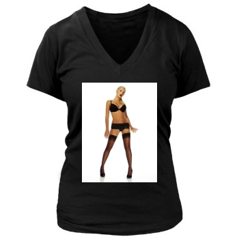 Aisleyne Horgan Wallace Women's Deep V-Neck TShirt