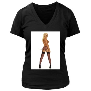 Aisleyne Horgan Wallace Women's Deep V-Neck TShirt