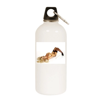 Aisleyne Horgan Wallace White Water Bottle With Carabiner